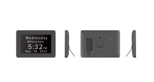 Horloge de bureau numérique avec affichage LCD de l'heure, du jour et de la date, fonction répétition, alarme et calendrier vocal <span class=keywords><strong>pour</strong></span> les personnes atteintes de la démence ou de la maladie d'<span class=keywords><strong>Alzheimer</strong></span> - Product Image 5