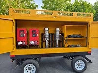 Pompe centrifuge portable à moteur diesel à aimant permanent à fréquence variable pour la construction, le contrôle des inondations et le drainage