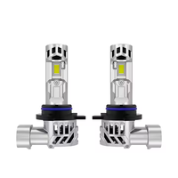 Phare LED de voiture super lumineux 50W 5300LM M8S 9005 9006 9012 HIR2 H11 avec double ventilateur puce GC-7035 pour éclairage LED automobile