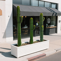 Plante artificielle de cactus de grande taille avec garantie de 10 ans pour l'affichage en intérieur et la décoration de la maison, style tropical bonsai