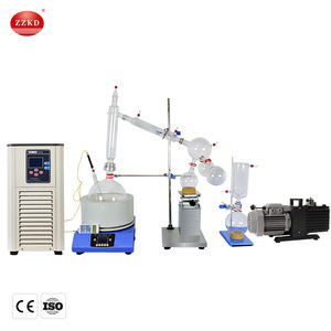 Industrial multifuncional barato zzkd 10l destilación fraccionada de camino corto para la venta - Product Image 5