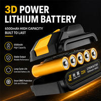 Taladro Eléctrico Inalámbrico Profesional de 21V con Batería de Litio de Alto Torque y Kit de Brocas para Mejoras del Hogar