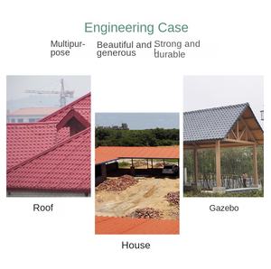 Feuille de toit en résine PVC ASA platine tuile de couverture épaissie NOVI <span class=keywords><strong>marque</strong></span> moderne étanche forme plate Villas hôtels 5 ans + garantie - Product Image 3