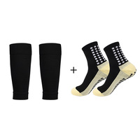 Ensemble de chaussettes de football antidérapantes mi-mollet de haute qualité