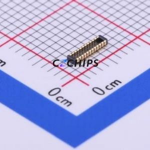 BM20B(0.8)-20DP-0.4V(51) Board-to-Board & Backplane Connector SMD,P=0.4mm Connector 0.4mm Vertical Mount 2 300mA - Product Image 1