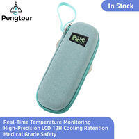 Tas Pendingin Insulin Digital Custom Grosir untuk Perjalanan, Dilengkapi Termometer LCD untuk Penyimpanan Obat Diabetes