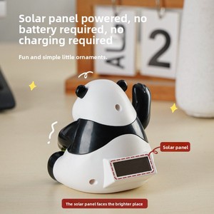 Nuova Luce Solare Panda Transfrontaliera con Sensore Automatico e Controllo a Gesto, Design Moderno Minimalista in Plastica, per Gatto <span class=keywords><strong>Luca</strong></span>, Ufficio, <span class=keywords><strong>Auto</strong></span> - Product Image 4