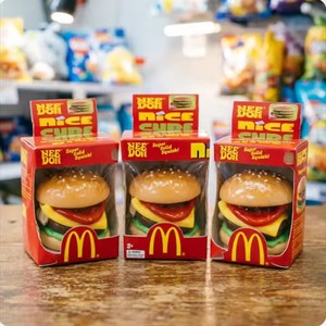 Jouet Squishy McDonald's Nice Cube Burger, Super Solide, à Remontée Lente, Anti-Stress, Jouet Sensoriel Fidget pour Enfants et Adultes, Cadeau - Product Image 2