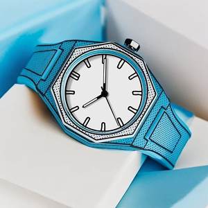 미니멀리스트 2D 스케치 시계 남여 공용 크리에이티브 스포츠 레저 크리에이티브 2D 시계 애니메이션 만화 디자인 시계 방수 - Product Image 3