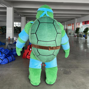 เครื่องแต่งกายมาสคอตแบบเป่าลมสำหรับผู้ใหญ่<span class=keywords><strong>เต่า</strong></span><span class=keywords><strong>นินจา</strong></span>ภาพยนตร์/เกม/ตัวการ์ตูนออกแบบได้ตามต้องการ - Product Image 3