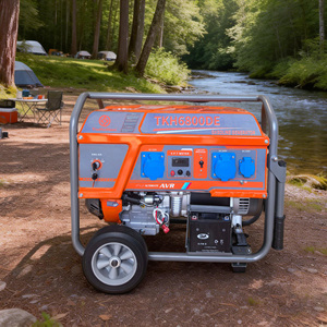 Générateur d'essence portable TKH-6800 à 4 temps, moteur 190F, démarrage manuel/électrique, 6,25/7 kVA, 312 cm³, 25 L, générateur d'essence TKH-6800 - Product Image 6