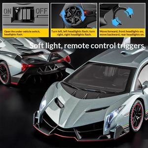 <span class=keywords><strong>Voiture</strong></span> télécommandée Lamborghini Veneno RC, échelle 1:24, en alliage métallique, <span class=keywords><strong>voiture</strong></span> de course sportive, <span class=keywords><strong>jouet</strong></span> pour garçon, véhicule de loisir, vente flash - Product Image 4