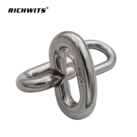 Connecteur pivotant en C robuste en acier inoxydable 316 de 8 mm et 10 mm pour la quincaillerie de cordage de chaînes et de cordes