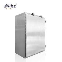 Boîtier de distribution électrique extérieur personnalisable CHNSMILE OEM avec enceinte métallique, protection IP65, interrupteur à bouton-poussoir étanche