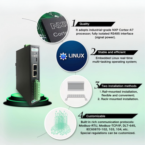 <span class=keywords><strong>Heyuan</strong></span> ตัวแปลง RS485เป็น MODBUS พอร์ตอนุกรมผลิตภัณฑ์โทรคมนาคมอีเธอร์เน็ต TCP - Product Image 4