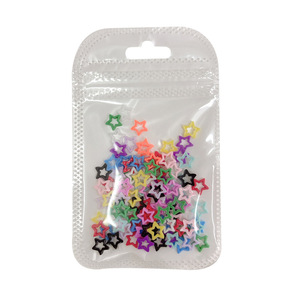 Breloques pour ongles en forme d'étoile à cinq branches, couleurs mélangées, cœur creux, décoration 3D pour nail art, accessoires en strass pour manucure - Product Image 6