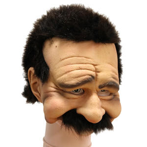 Máscara de Látex de Navidad para Disfraz, para Hombres, Mujeres y Niños, de Lujo, con Diseño de Anciano y Calavera con Huesos, Máscara Completa - Product Image 2