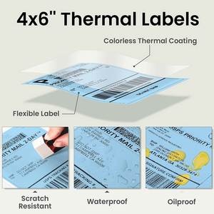 High Quality Thermal Sticker <b>Paper</b> <b>Roll</b> Self-Adhesive Direct Label Shipping with Holographic Design for Promotion Grocery Use - Product Image 4