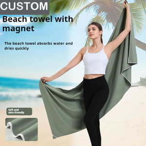 76*190 cm Custom Design in <span class=keywords><strong>microfibra</strong></span> telo <span class=keywords><strong>mare</strong></span> con magnete per la spiaggia che cambia scialli Fitness da viaggio all'aperto uso di palestra - Product Image 2