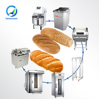 OCEAN Ensemble complet d'équipements de boulangerie pour le pain Ligne de fabrication automatique de pain Machine à baguette