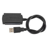 Cable Adaptador USB 2.0 IDE SATA 3 en 1 con Cubierta de PVC, Conector HDMI, para Uso Doméstico, Discos Duros, CD-ROM, Audio, Monitor, Altavoz