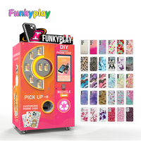 Máquina Expendedora de Fundas para Celulares Funkyplay Personalizada con Impresora UV 3D, Comercial, Totalmente Automática, con SDK Habilitado, 32 Pulgadas