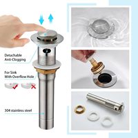 Ensemble de douche en acier inoxydable nickel brossé à 3 trous de 8 pouces avec 2 poignées, montage sur comptoir, robinet de lavabo de salle de bain en céramique