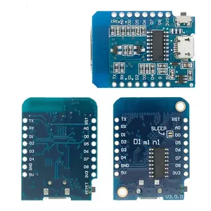 WeMos D1 Mini Pro V3.0 NodeMcu 4MB/16MB bytes Lua WIFI Placa de Desarrollo de Internet de las Cosas basada en <span class=keywords><strong>ESP8266</strong></span> CH340G Nodemcu V2 - Product Image 2