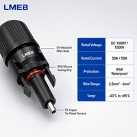Adaptateur blindé IP68 PA66 8P8C Module femelle Jack RJ45 CAT6 Connecteur étanche 1P Pin pour application d'alimentation