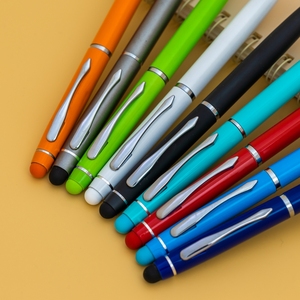 OEM ODM Fancy Station ery Stylo Personal isier barer Slimline Multi Tool Stift Helle Farben Metall Slim Touch Pen Custom ized Smart pen - Product Image 3