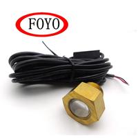 Foyo 12V LED Marine Boat Brass Navigation Drain Plug Underwater Light for Yacht and Ship