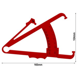 Calibreurs de graisse corporelle All Good Beauty 165 mm x 104 mm, outil de mesure des plis cutanés en plastique pour la remise en forme et le remodelage corporel - Product Image 1