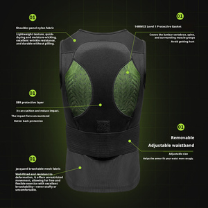Gilet de protection dorsal ESA, absorption des chocs à 95,4 %, ski, snowboard, moto, cyclisme, sports extrêmes, unisexe, vente en gros - Product Image 2