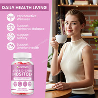 Gummies Myo-Inositol Ausreson OEM pour la Fertilité Féminine – Complément Vitaminique Myo-Inositol D-Chiro Inositol pour Adultes