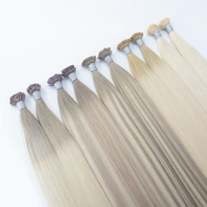 Extensiones <span class=keywords><strong>de</strong></span> Cabello Virgen Ruso Pre-Adheridas Personalizables con Punta Plana Ombre <span class=keywords><strong>de</strong></span> Doble Trama Hechas a Máquina <span class=keywords><strong>de</strong></span> Fábrica <span class=keywords><strong>de</strong></span> Qingdao - Product Image 2