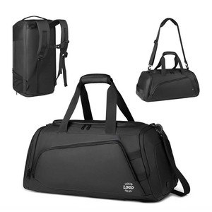 Bolsa de Gimnasio Grande Personalizada de 45L, Bolsa Deportiva Tipo Duffel para Hombres y Mujeres, Bolsa de Viaje para Fin de Semana, Bolsa de Mano con Compartimento para Zapatos - Product Image 1
