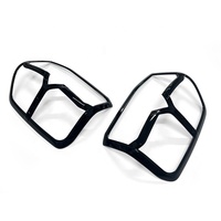 Couvre-phare arrière noir brillant, accessoires 4x4 pour Ford Ranger XL XLS 2022 2023, couvre-phare arrière