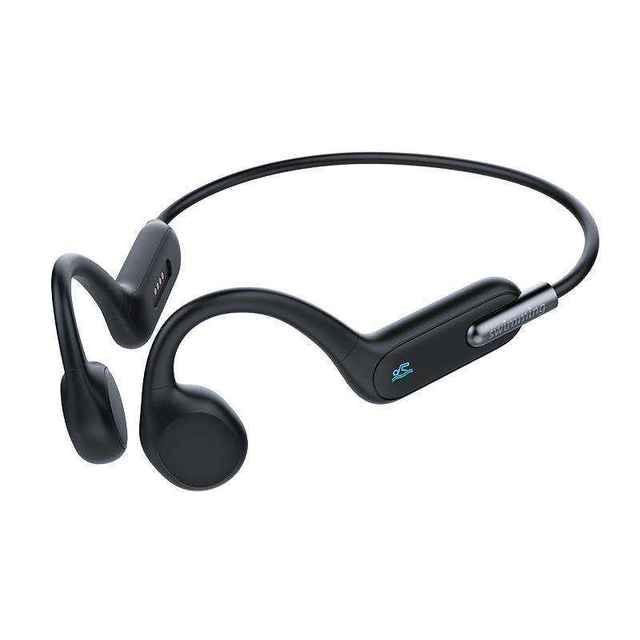 Latest Trending Bone Conduction Audio Wireless Swimming Earbuds Magnetic Charging Sports Earphones with LED Battery Indicator