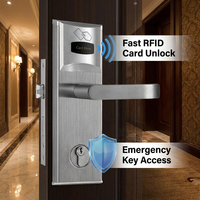Système de serrure de porte d'hôtel complet avec encodeur de cartes et interrupteur d'économie d'énergie