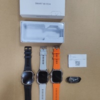 Reloj Inteligente Deportivo Cuadrado Compatible con Android para Hombre, Pantalla IPS TFT de Plástico, Reloj Despertador, Monitor de Frecuencia Cardíaca, Funciones de Triple Protección