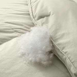 Couette double couche anti-duvet 120S 100% Coton 300TC avec garnissage 95% <span class=keywords><strong>en</strong></span> grappes de duvet d'oie de grande qualité pour la maison et l'hôtel - Product Image 3