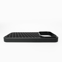Pour iPhone 17 Pro Max Nouveaux Modèles Couverture Bord Droit avec 3K Motif TPU Plain Carbon Fiber Phone case
