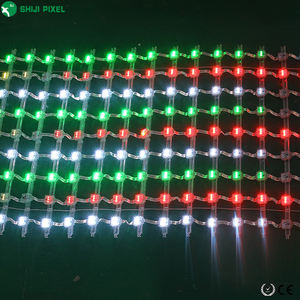Luces <span class=keywords><strong>LED</strong></span> de píxeles flexibles SHIJI P100 direccionables y programables para exteriores, con pantalla de malla, impermeables IP68, UCS5603 - Product Image 1