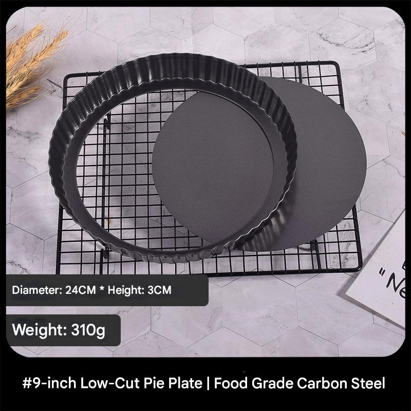 [Épaissie 24 cm] Assiette à tarte à fond vivant de 9 pouces