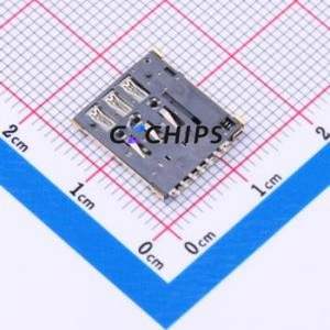 SNO-1351 SIM Card Connector SMD Connector Self-Return Type Nano SIM Card Card Holder 1.37mm - Product Image 2