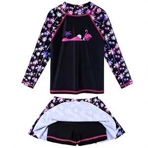 Trajes de Baño Tankini con Diseño Brillante de Sirena y Estampado Animal para Niñas, UPF 50, Secado Rápido, Nuevo Estilo, Gran Venta - Product Image 2