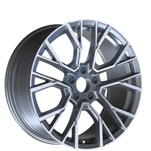 Rode Scherpe Spaak Hoge Kwaliteit 20 Inch 4/5/8/10*100/105/108/110/112/114.3 Personenauto Legering Velgen S Blacked Mf