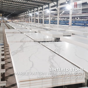 Losa de Piedra Sinterizada <span class=keywords><strong>Panda</strong></span> Blanca de 1600x3200 mm, 12 mm, Aspecto de Mármol, Gran Formato, Porcelana Pulida para Piso, Pared y Encimera - Product Image 4