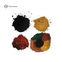 Asphalte de couleur carreaux de céramique pigments jaune oxie poudre pigment d'oxyde de fer