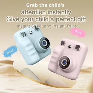 Mini Cámara de Impresión Instantánea para Niños, Impresión Térmica sin Tinta, CMOS Full HD, Pantalla de 2.4 Pulgadas, Enfoque Automático, 150 °   Filtro Gran Angular para Fotografía - Product Image 2